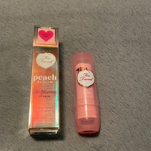 Too faced peach bloom color blossoming lip balm